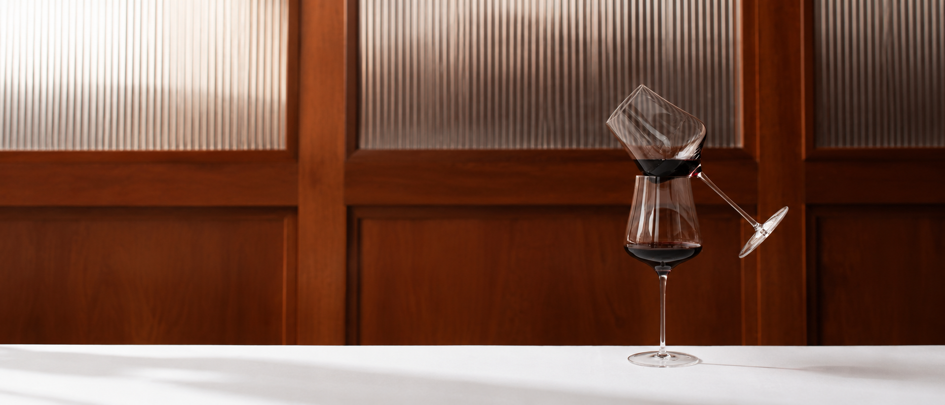 Relaxed drinks and barware at home